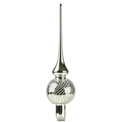 Käthe Wohlfahrt Baumspitze Silber Mit Silber Spiraldekor