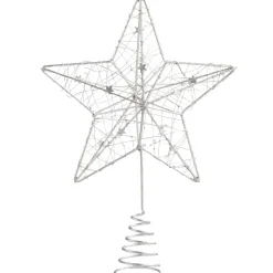 Käthe Wohlfahrt Baumspitze Stern Mit Kleinen Sternchen, Silber