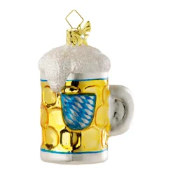 Poesie in Glas Bayerischer Bierkrug