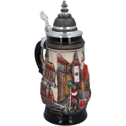 Käthe Wohlfahrt Bierkrug Mit Zinndeckel 