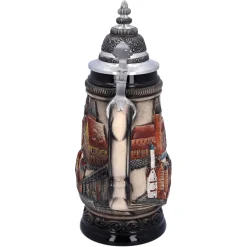 Käthe Wohlfahrt Bierkrug Mit Zinndeckel 