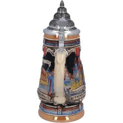 Käthe Wohlfahrt Bierkrug Mit Zinndeckel 