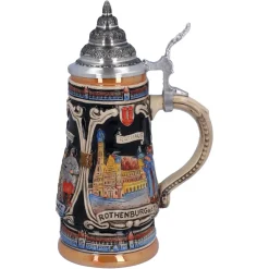 Käthe Wohlfahrt Bierkrug Mit Zinndeckel 