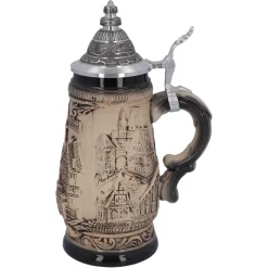 Käthe Wohlfahrt Bierkrug Mit Zinndeckel