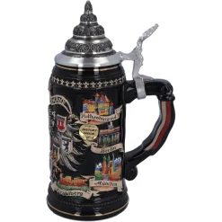 Käthe Wohlfahrt Bierkrug Mit Zinndeckel