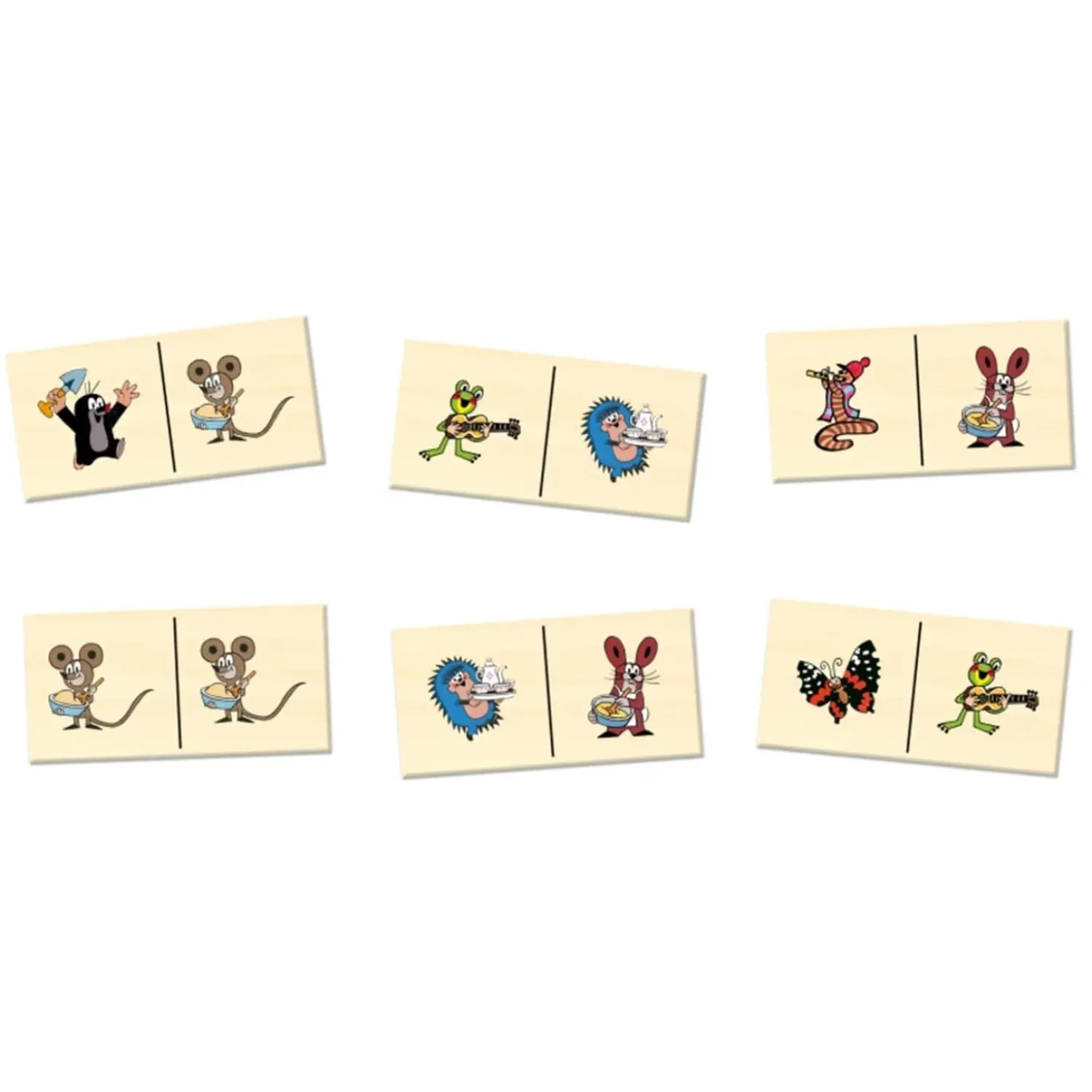 Trötsch Verlag Domino "Der Kleine Maulwurf"