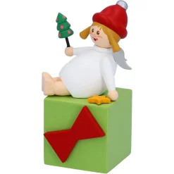 Käthes Original Engel Mit Geschenkpackchen "Uberraschen"