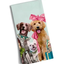 Käthe Wohlfahrt Geschirrtuch Welpenparty