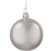 Käthe Wohlfahrt Glaskugel Grau, Glanzend, 7 Cm