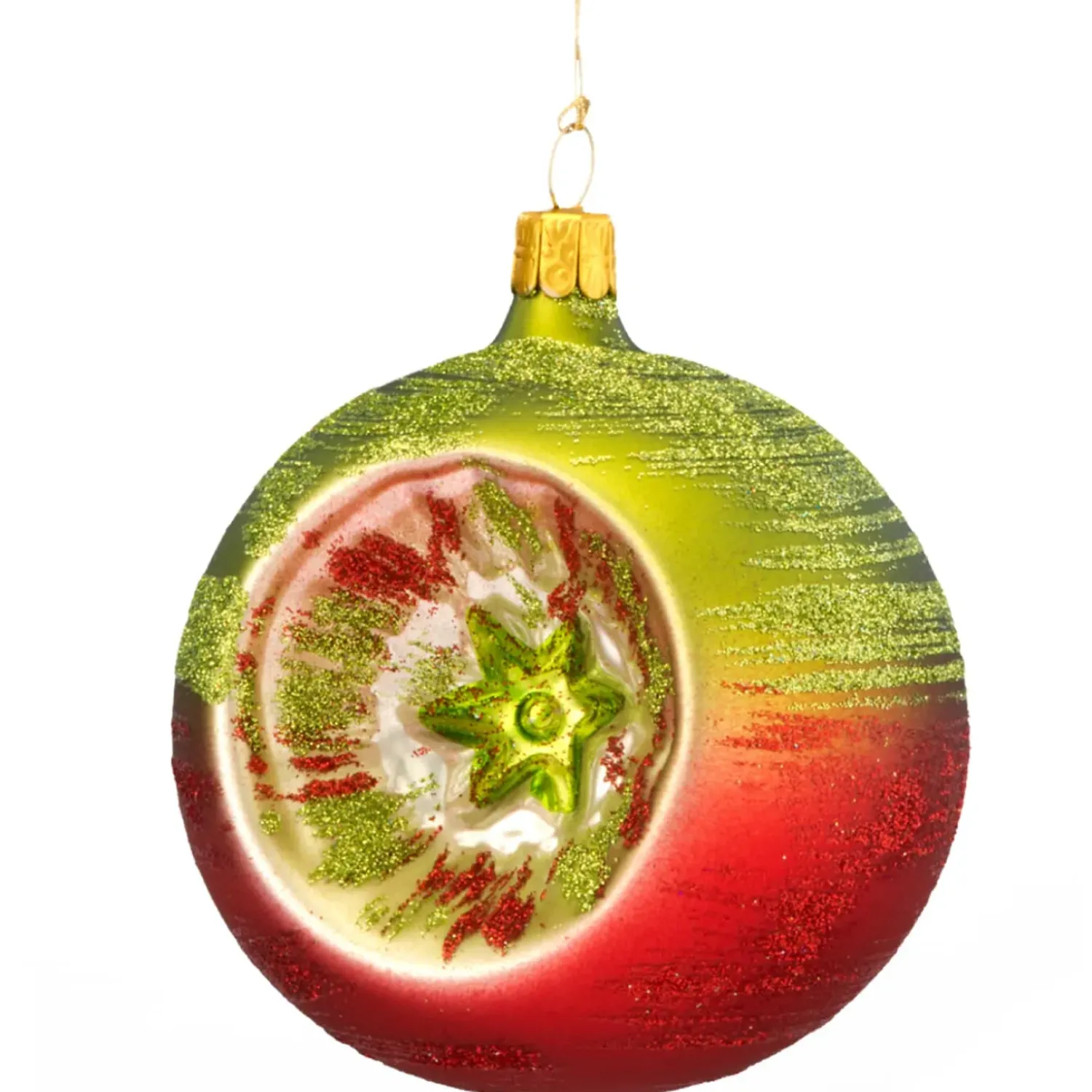 Käthe Wohlfahrt Glaskugel Mit Reflex, 8 Cm