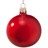 Käthe Wohlfahrt Glaskugel Opal Rot, 7 Cm
