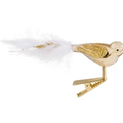 Poesie in Glas Glasvogel Gold