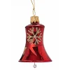 Käthe Wohlfahrt Glocke Rot Mit Goldenen Sternen Und Flocken