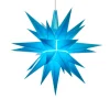 Herrnhuter Sterne Herrnhuter Stern Blau, 13Cm, Kunststoff