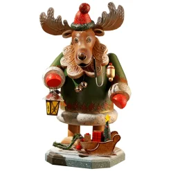Käthes Original Holzknoddl "Elch", Rauchermannchen