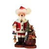 Käthes Original Holzknoddl "Weihnachtsmann Mit Geschenken", Rauchermannchen