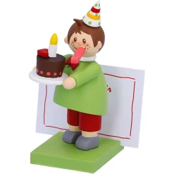 Käthes Original Junge Mit Torte "Herzlichen Gluckwunsch"