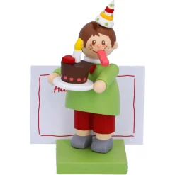 Käthes Original Junge Mit Torte "Herzlichen Gluckwunsch"