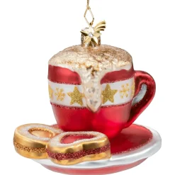 Poesie in Glas Kaffeegedeck Mit Platzchen