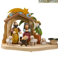 Käthes Original Kerzenhalter "Krippe"