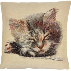 Käthe Wohlfahrt Kissenhulle "Schlafendes Katzchen"