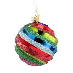 Poesie in Glas Kugel Gedreht Bunt