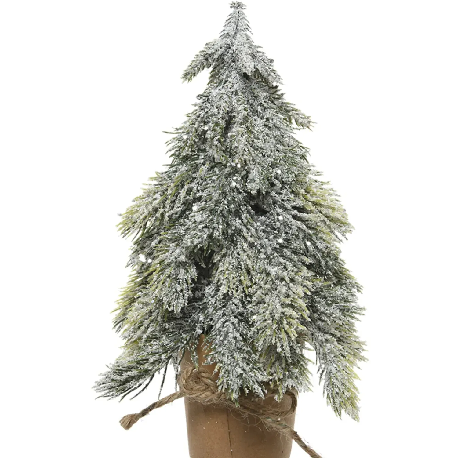 Käthe Wohlfahrt Kunstlicher Weihnachtsbaum Im Kartontopf, Beschneit, 26 Cm