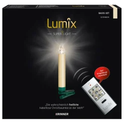 Krinner Lumix Superlight 10 Kerzen Basis Set In Elfenbein