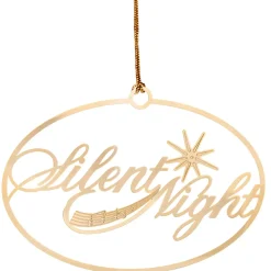 Käthe Wohlfahrt Messingornament "Silent Night"