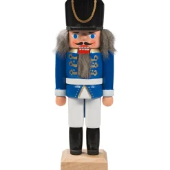 HODREWA Nussknacker "Husar" Blau, 14,5Cm