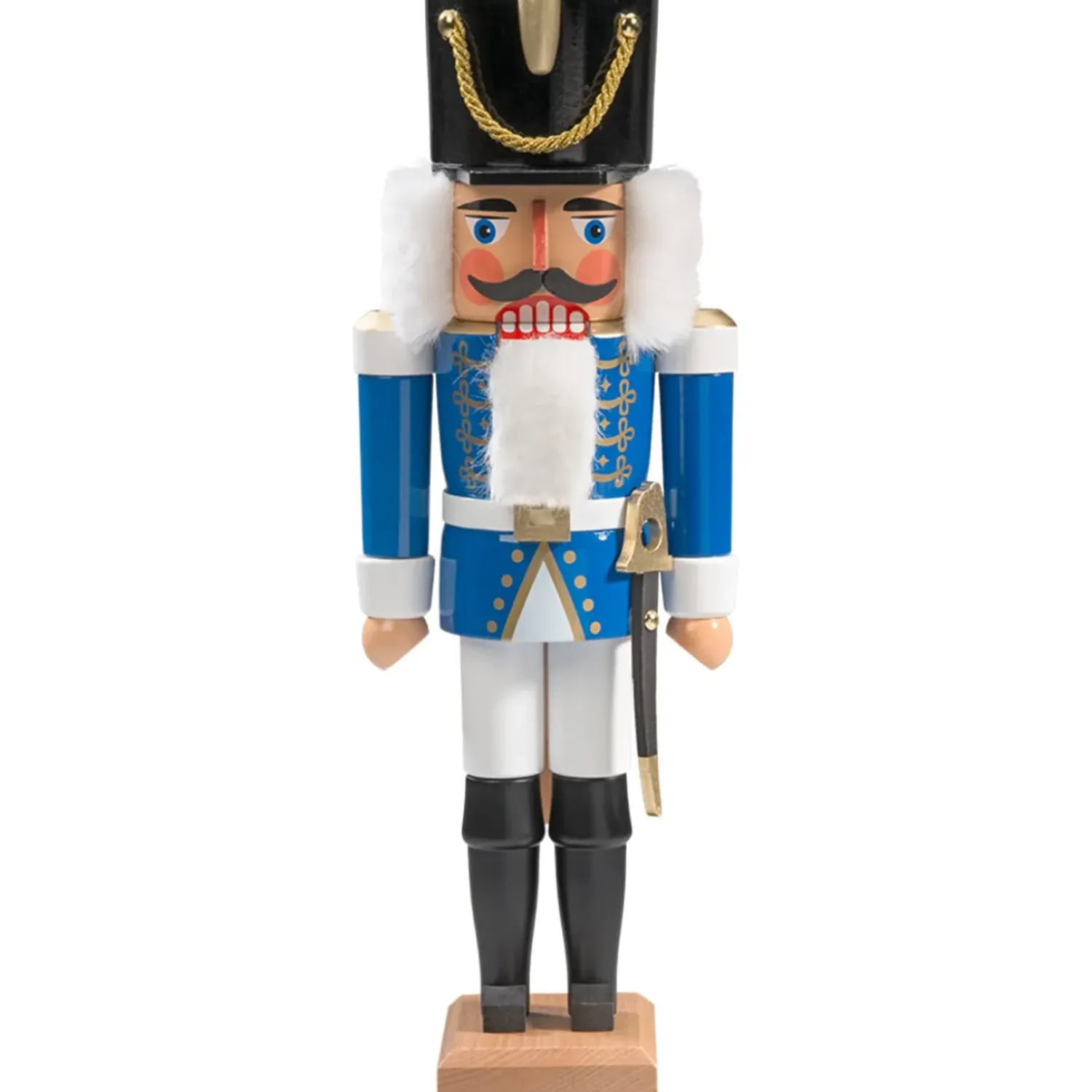 HODREWA Nussknacker "Husar" Blau, 36Cm