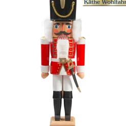 HODREWA Nussknacker "Husar" Rot, 36Cm