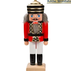 HODREWA Nussknacker "Konig" Rot, 14Cm