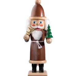 HODREWA Nussknacker "Weihnachtsmann", Braun/Lasiert