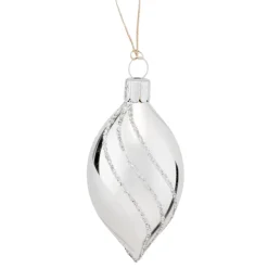 Käthe Wohlfahrt Olive Silber Mit Glitterdekor