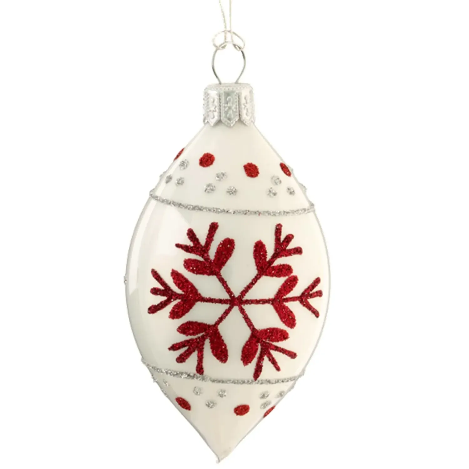 Käthe Wohlfahrt Olive Weis Mit Roten Flocken