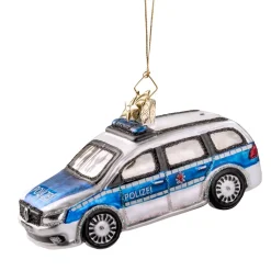 Poesie in Glas Polizeiauto