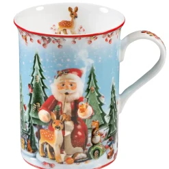 Käthe Wohlfahrt Porzellan-Tasse "Tierweihnacht"