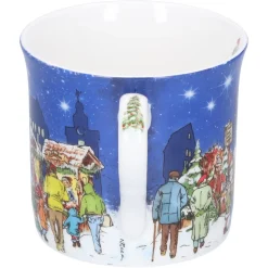 Käthe Wohlfahrt Porzellan-Tasse "Weihnachtsmarkt"