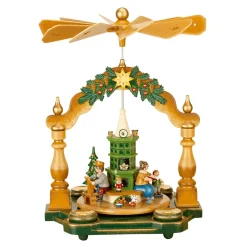 Hubrig Volkskunst Pyramide "Grosmutters Weihnachtsstube"