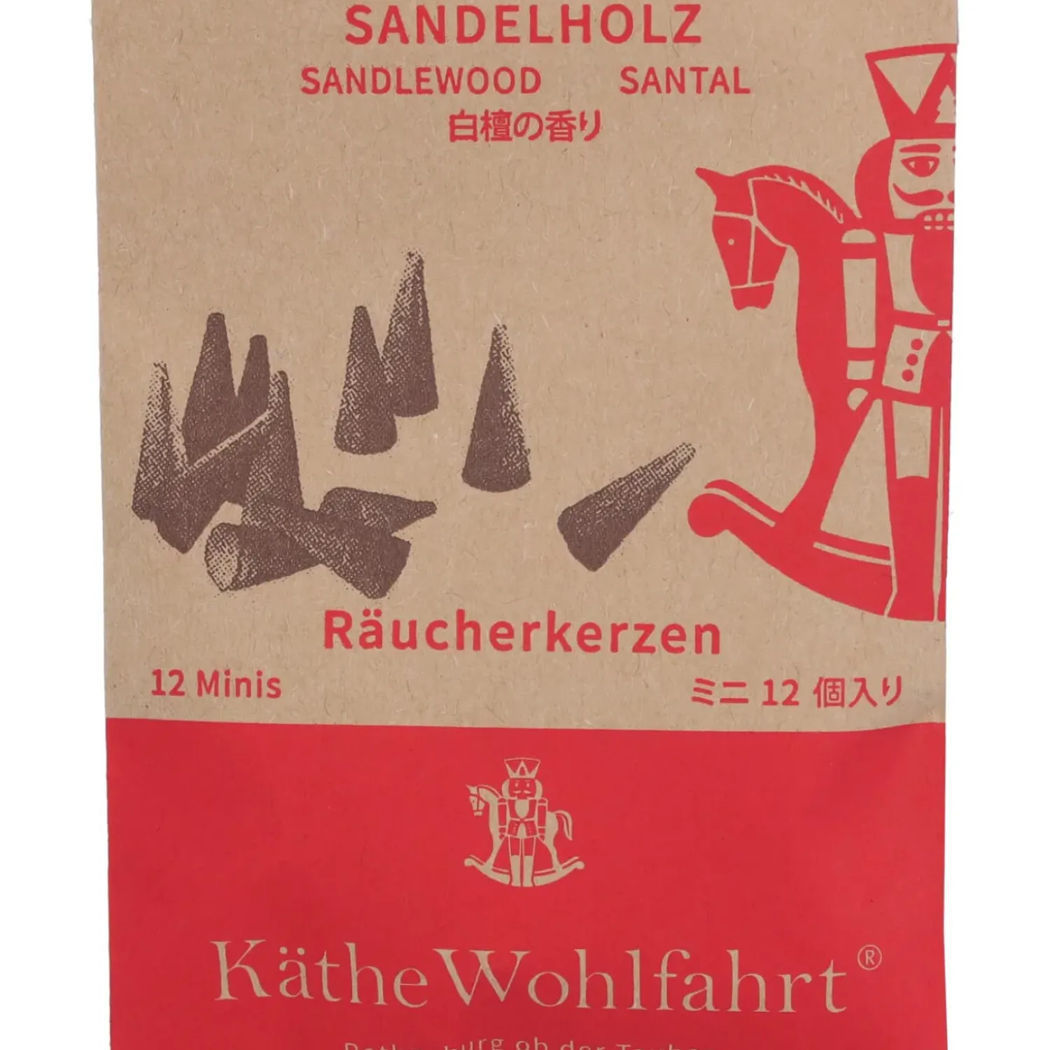Käthe Wohlfahrt Raucherkerzen Sandelholzduft, Klein
