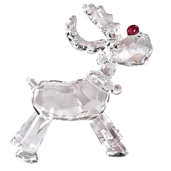 Käthe Wohlfahrt Rentier Mit Roter Nase Stehend