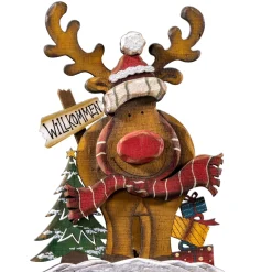 Käthe Wohlfahrt Rentier "Willkommen"