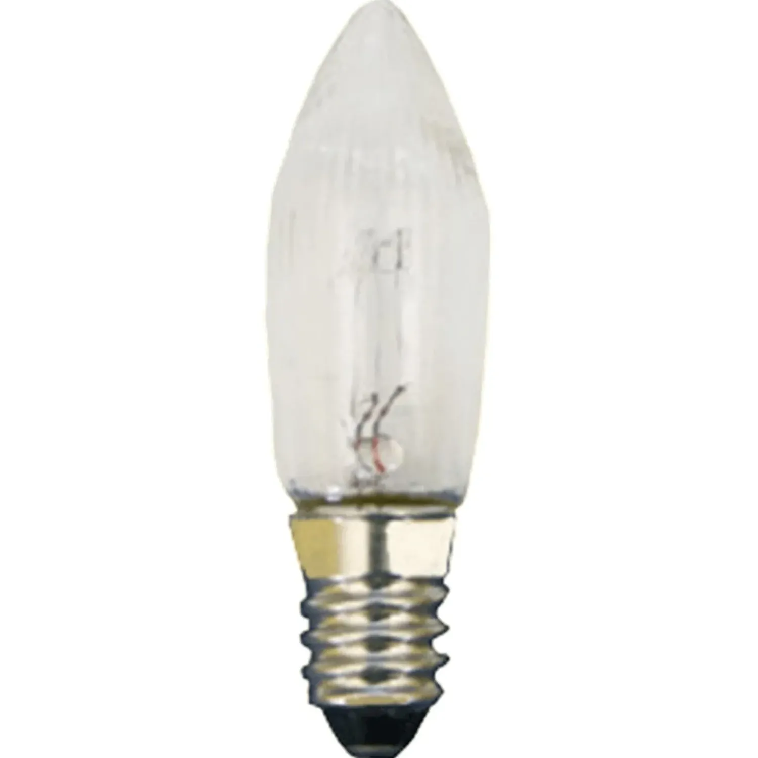 Käthe Wohlfahrt Riffelkerzen, 34V/3W/E10, Hohe 40Mm