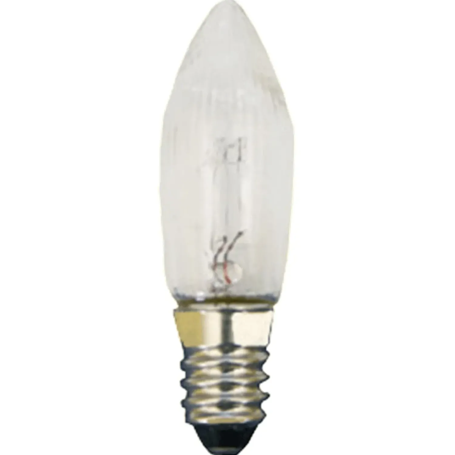 Käthe Wohlfahrt Riffelkerzen, 55V/3W/E10, Hohe 40Mm