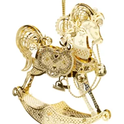 Käthe Wohlfahrt Schaukelpferd, Vergoldet