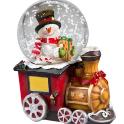 Käthe Wohlfahrt Schneekugel "Schneemanns Winterreise"