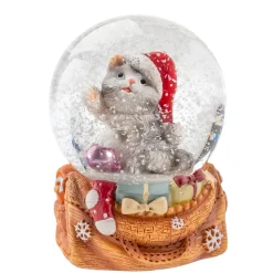 Käthe Wohlfahrt Schneekugel "Weihnachtskatze"