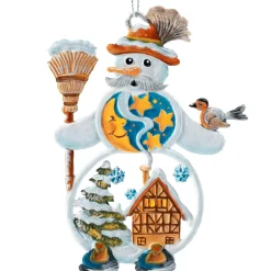 Käthes Original Schneemann Mit Bayernhut