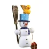 Käthes Original Schneemann Mit Vogel